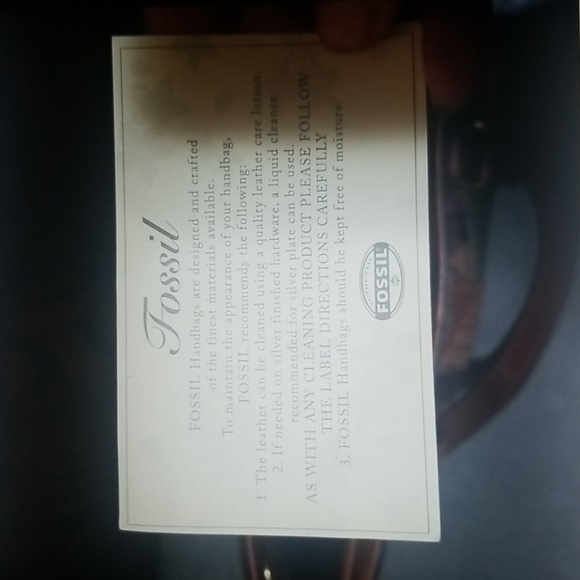 FOSSIL PATCHWORK LEATHER PURSE - Picture 10 of 17